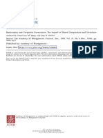 1994 - Daily - Bankruptcy and Corporate Governance The Impact of Board Composition and Structure