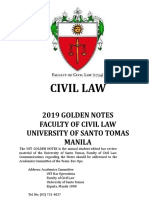 Golden Notes - Civil Law PDF