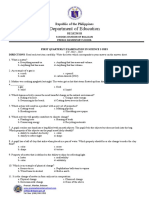 QE Science 5 SSES With TOS Answer Key