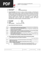 Ge15 Environmental Science Syllabus Ge15 Environmental Science Syllabus - Compress PDF