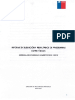 Informe de Ejecucion y Resultados de Programas Estrategicos