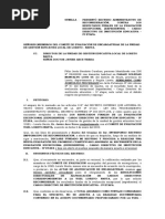 Presentó Recurso Administrativo de Reconsideración