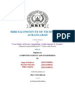 Shri Sai Institute of Technology, Aurangabad: "Case Study of Secure Computing: Achievements & Trends."