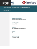 Tarea # 4.1 - Proceso de Administración Estratégica