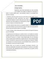 Corrientes Modernas de La Criminalidad