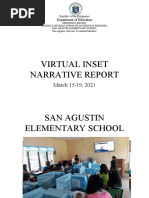 VIRTUAL INSET NARRATIVE REPORT - August 2022