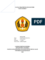 Format Laporan Awal Geologi Fisik