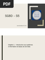 Support Cours SGBD S5 ETD