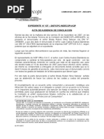 Acta de Audiencia de Conciliación (Con Acuerdo)