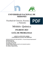 Guía de Problemas y Teoría - Módulo Química - Ingreso 2023