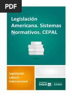 Legislación Americana. Sistemas Normativos. CEPAL PDF