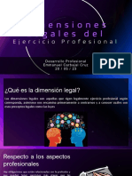 Dimensiones Legales Del: Ejercicio Profesional