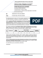 Informe N°006-Dcp-Sgl-Gafr-Mdpb - Formato de Baja