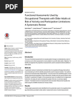 Functional Assessments Used by Occupational Therap PDF