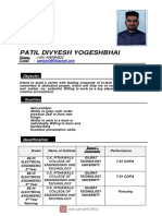 CV Divyesh Patil PDF