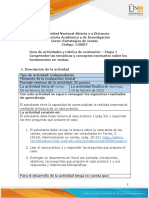 No.1 Guía de Actividades y Rúbrica de Evaluación - Etapa 1 - Comprender Las Temáticas y Conceptos Necesarios Sobre Los Fundamentos en Ventas