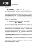 CAPÍTULO 5, Análisis Del Valor Presente PDF