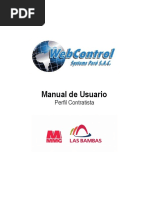 Manual de Usuario - Perfil Contratista - BMB