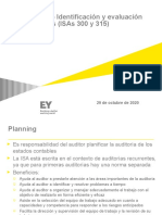 ISA 300-315 Planning - Identificación y Evaluación de Riesgos