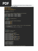 Ejemplo de Reloj en Arduino PDF