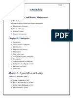 A Project Report On Earthquake