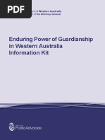 Guardianship - WA Enduring Power