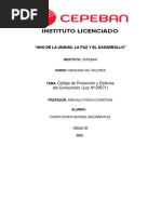 Código de Protección y Defensa Del Consumidor (Ley #29571) PDF