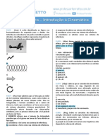 Lista Introdução A Cinematica