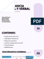 Discordancia Nominal y Verbal PDF