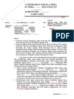 Format Surat Permohonan Verifikasi Dan Seleksi Tambahan Kepada Dinas PMD