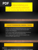 Topik 6 - Perbandingan Kaedah-Kaedah Bacaan Di Malaysia