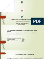 2.1 La Utilidad Obtención de Satisfacción - El Principio de La Utilidad Marginal Decreciente