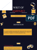 Writ of Amparo and Habeas Data