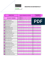 Consolidado de Diagnóstico de Matemáticas