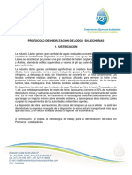 Procedimiento Deshidratacion de Lodos en Lecherias PDF