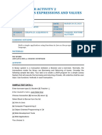 Cerafica Tamares - Prolang Laboratory Activity 2 PDF