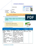 D2 A1 SESION Usamos Magnitudes Inversamente Proporcionales