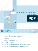 Latihan Evakuasi Mandiri