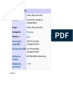 Descubrimiento Descubridor Fecha Lugar Categoría Orbita a (α) (δ) 61.414 grados