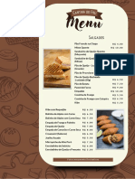 Menu Cantina Do Frei