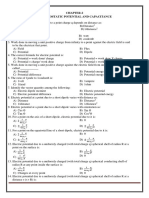 MCQ'S in Electric Potential and Capacitors PDF