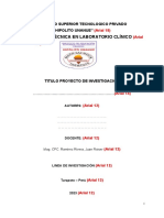 Esquema Proyecto de Investigacion 2022