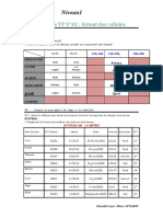 Fich de TP Excel PDF