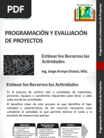 Presentacion Del Tema Estimar Recursos PDF