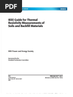 IEEE STD 442 (2017) - Guide For Thermal Resistivity Measurements of Soils and Backfill Materials