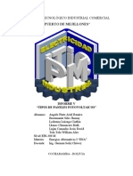 5to Informe Tipos de Paneles Fotovoltaicos