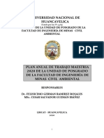 Plan de Trabajo para 2020 - Con 15 Estudiantes