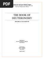 Survey On The Book of Deuteronomy PDF