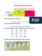 EVALUACION DE MATEMATICA INFANTIL Bolivia