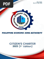 PEZA CITIZENS CHARTER (Rev 10, 31 Mar 2023, 1st Edition) - Compressed PDF